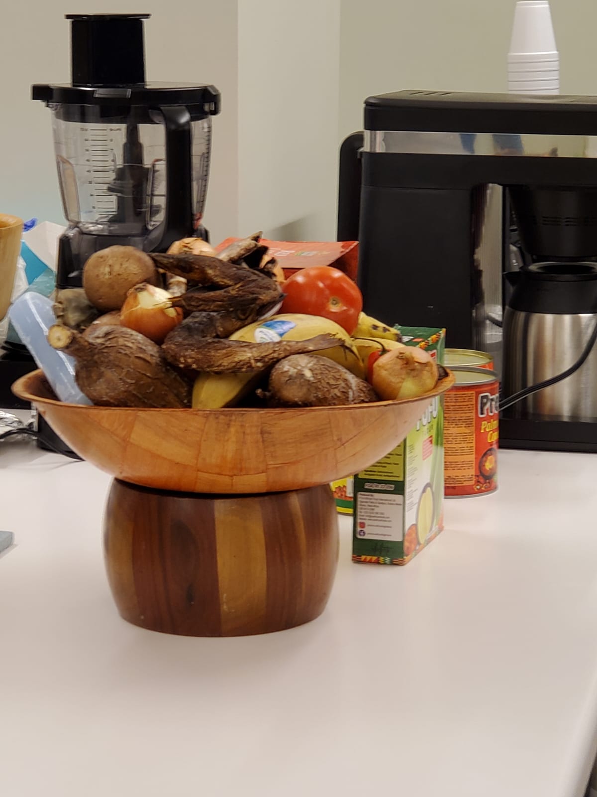 SAVEURS IVOIRIENNES ATELIER 2 FouFou avec Sauce Graine