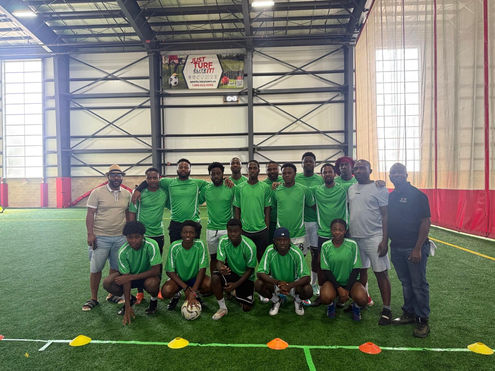 L'équipe Hamilton Super Eagles